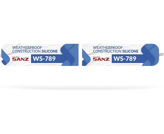 Атмосферостойкий силиконовый герметик для герметизации строительных швов SANZ WS-789 789-7264-W – изображение 2