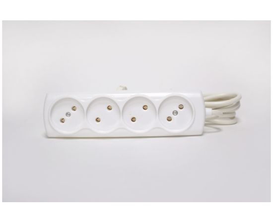 Удлинитель Радист ЭКОНОМ Р16-009 6А 4 гнезда 2*0,75 1,5м Белый 461 – изображение 2