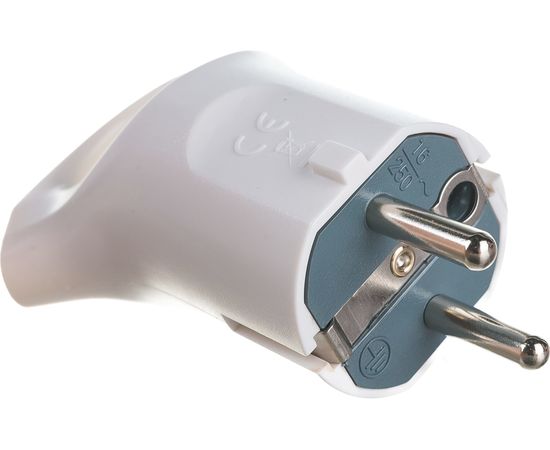 Вилка ЭРА V3 c/з 16A с кольцом непрямой ввод белая Б0019186 – изображение 2