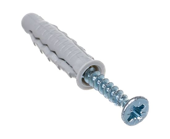 Универсальный дюбель Tecfi VZ нейлон 5x25 с шурупом 10 шт - пакет 147438 – изображение 2