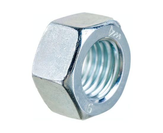 Гайка Стройметиз М16 DIN 934, цинк уп. 2 шт 3030091 – изображение 2