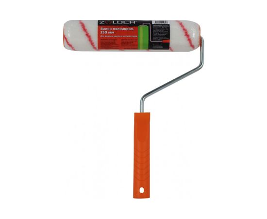 Валик ZOLDER полиакрил, с красной полосой, 250 мм, с ручкой, 8 мм, ядро 40 мм, ворс 12 мм Z-25018 – изображение 2