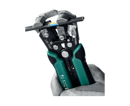 Стриппер KRAFTOOL TK-8 автоматический, многофункциональный, 0.05 - 8 мм2, 22637 – изображение 2