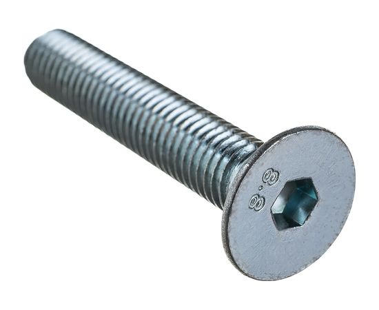 Винт ZAMETAL М10х55 пр. 8.8, с пот. гол., в/ш, DIN 7991, оц., 100 шт ZA516176 – изображение 2