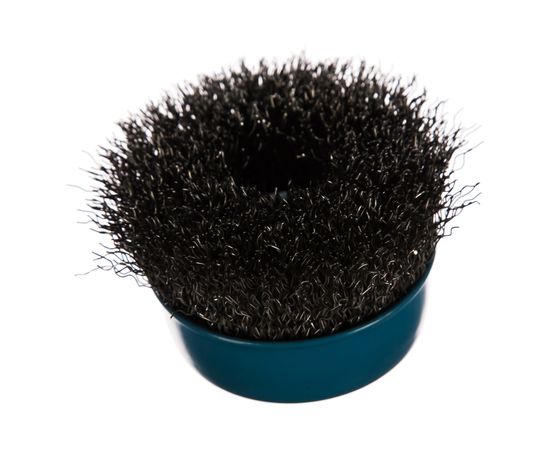 Щетка чашечная ПРОФЕССИОНАЛ (60 мм; М14; витая стальная проволока 0.3 мм) для УШМ ЗУБР 35261-060_z02 – изображение 2