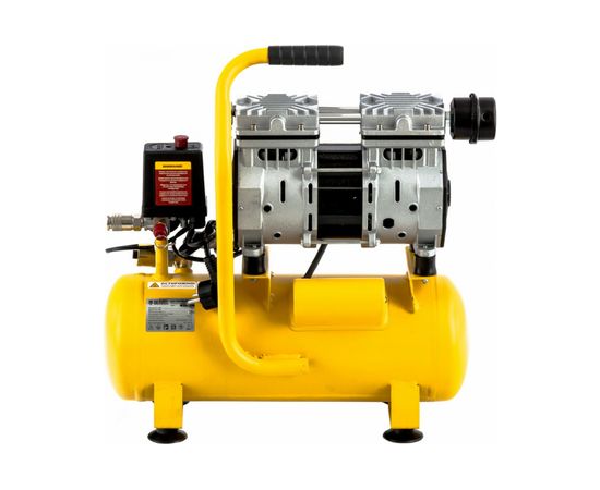 Безмасляный компрессор DENZEL DLS650/10 650 Вт, 120 л/мин, ресивер 10 л 58021 – изображение 2