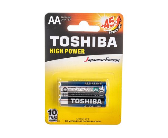 Алкалиновый элемент питания Toshiba LR6 3452 – изображение 3