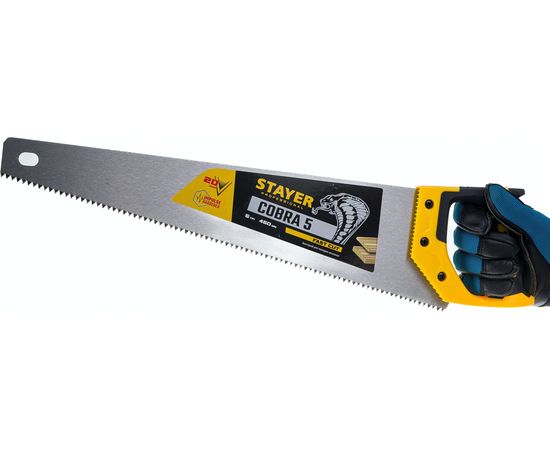 Ножовка-пила по дереву Stayer Cobra 450 мм, 5 TPI, 1506-45_z02 – изображение 3