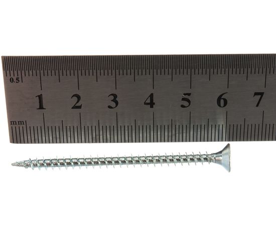 Саморез Tech-Krep ШУц 4,0х60 потайная головка 10 шт, пакет 102433 – изображение 3