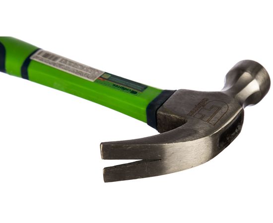 Молоток-гвоздодер СИБРТЕХ 450г фибергласовая обрезиненная рукоятка 10442 – изображение 3