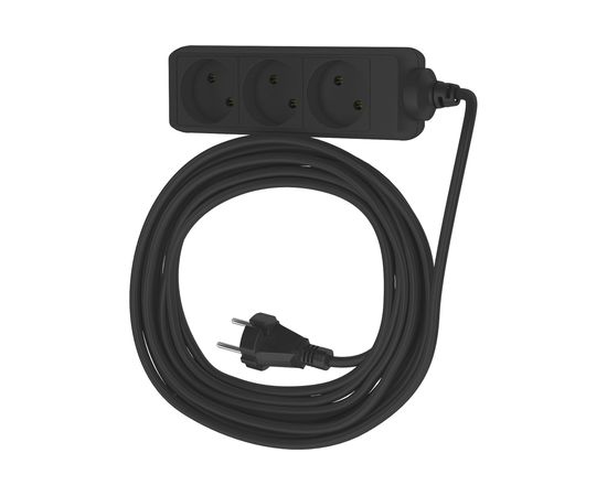 Сетевой удлинитель Фотон 10-103, 10м, 3 розетки, 10А, черный 22721 – изображение 3