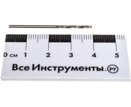 Сверло по металлу (1.5х18х40 мм; ц/х; Р6М5; А1) GRIFF a111015 – изображение 3