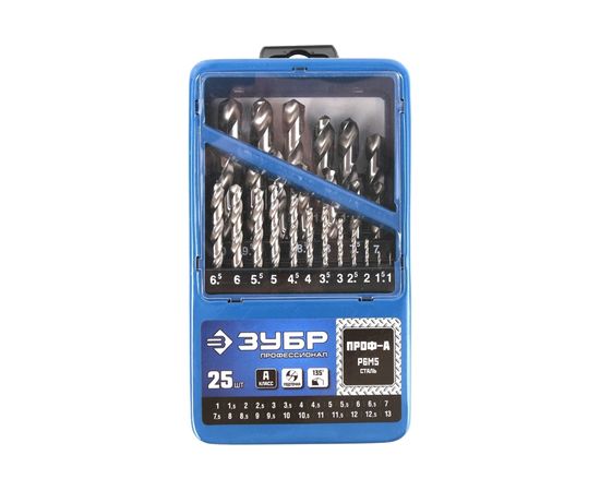 Зубр Набор сверл по металлу ПРОФ. 29625-H25 – изображение 3