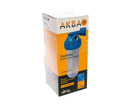 Корпус фильтра АКВА ПРО 10SL, прозрачный, 6 бар, лат. 3/4" MY-H10A.3/4 418 – изображение 3