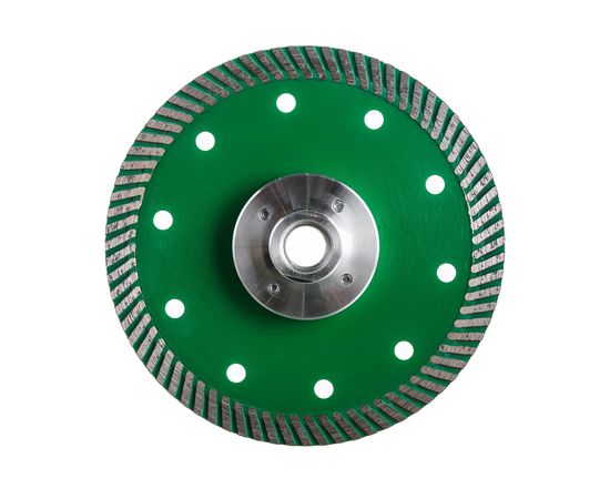 Диск алмазный отрезной ультра Турбо серия Grand hot press Гранит Flange (125 мм; М14) TRIO-DIAMOND GRF832 – изображение 3