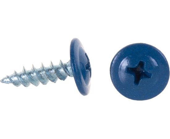 Саморез Tech-Krep ШСММ 4,2х16 синий KP RAL 5010 20 шт, пакет 125520 – изображение 3