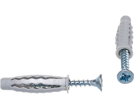 Универсальный дюбель Tecfi VZ нейлон 5x25 с шурупом 10 шт - пакет 147438 – изображение 3
