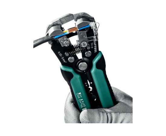 Стриппер KRAFTOOL TK-8 автоматический, многофункциональный, 0.05 - 8 мм2, 22637 – изображение 4