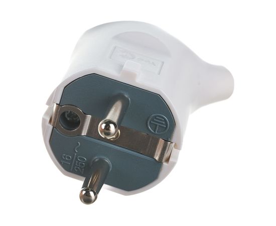 Вилка ЭРА V3 c/з 16A с кольцом непрямой ввод белая Б0019186 – изображение 4