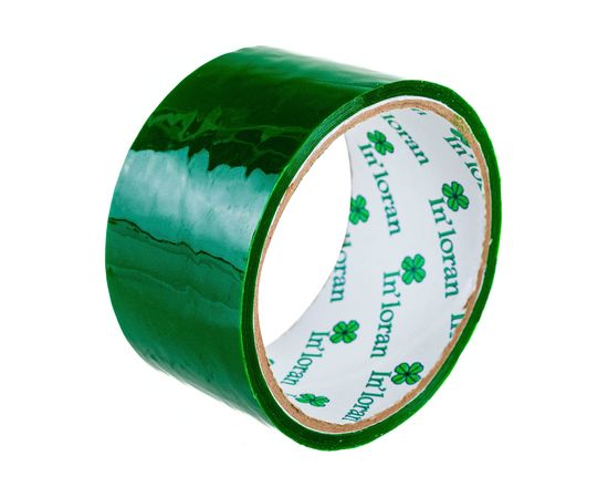 Липкая лента InLoran 48 мм х 24 м, зеленая С04 – изображение 4