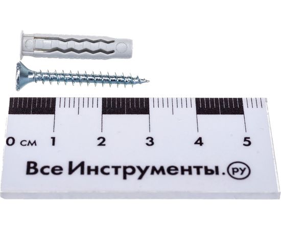 Универсальный дюбель Tecfi VZ нейлон 5x25 с шурупом 10 шт - пакет 147438 – изображение 4