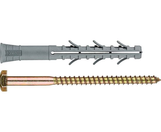 Фасадный дюбель 10х100, 6шт - пакет Tech-Krep TSX-S 127600 – изображение 5