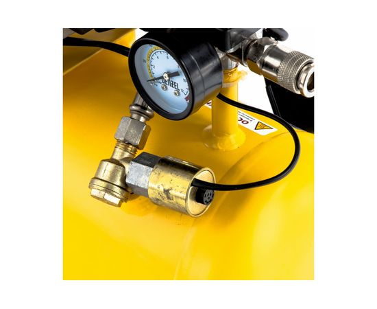 Безмасляный компрессор DENZEL DLS650/10 650 Вт, 120 л/мин, ресивер 10 л 58021 – изображение 8