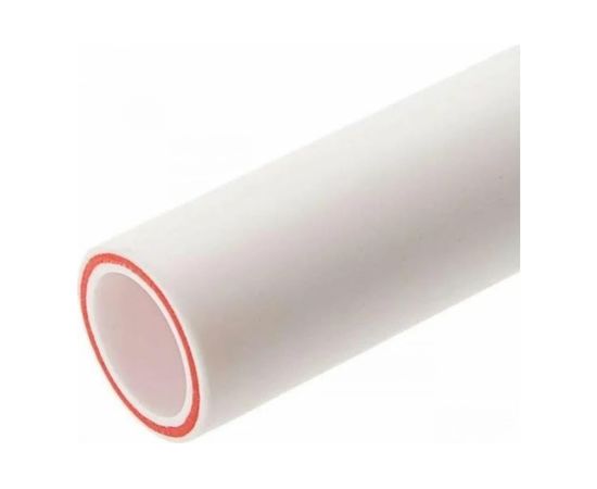 Труба Gigant PP-R белая, армированная стекловолокном SDR 7.4 (PN 20) 20x2.8 мм, 2 м GSG-11 