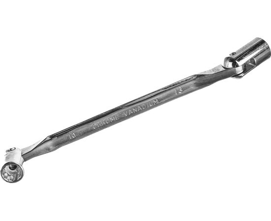 Торцевой ключ HORTZ шарнирный 10х13 хромированный HOR 352139 