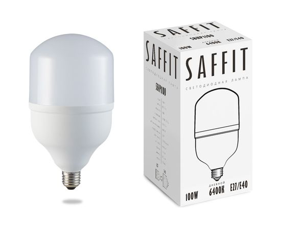 Светодиодная лампа SAFFIT SBHP1100 100W 230V Е27-E40 6400K 55101 