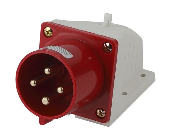 Стационарная вилка ЭРА 524 3Р+РЕ 32А 380В IP44 Б0032859 