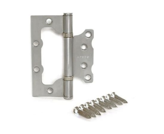 Петля накладная Apecs 100*75*2,5-B2-Steel-NIS-Blister 18051 