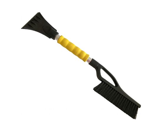 Автомобильная щетка Мультипласт Групп ЛЮКС МИНИ алюминиевая ручка с держателем + скребок MPG961505 