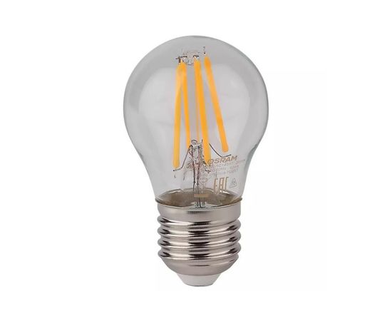 Светодиодная лампа OSRAM LED STAR P Шар 5Вт E27 600 Лм 2700 К Теплый белый свет 4058075212510 
