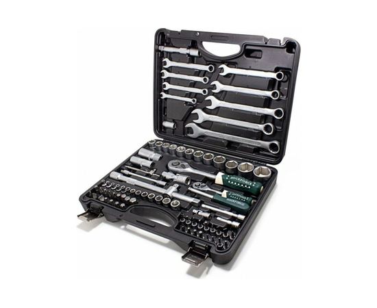 Набор инструмента ROCKFORCE 1/2 и 1/4DR 6-гранный 82 предметов RF-4821-5 