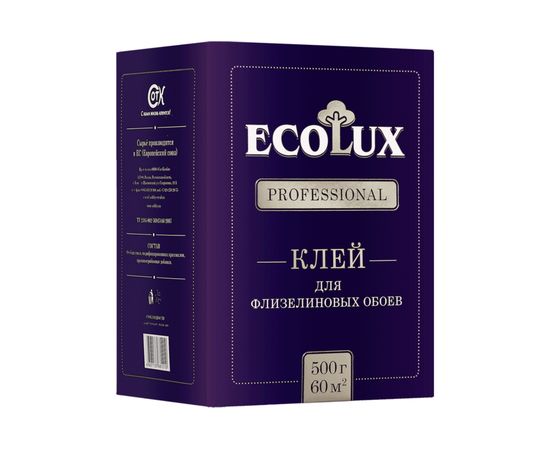Клей для обоев ECOLUX PROFESSIONAL Флизелин 500 г 4607133681210 
