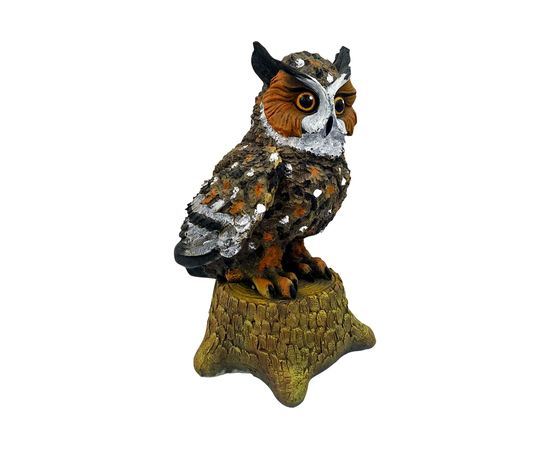 Садовая фигура Филин на пне Ф213 