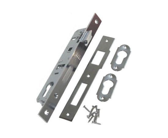 Замок дверной врезной ANBO м/о 85 мм, пл.23 мм, д/м 20 мм с фалевой защелкой l4375 