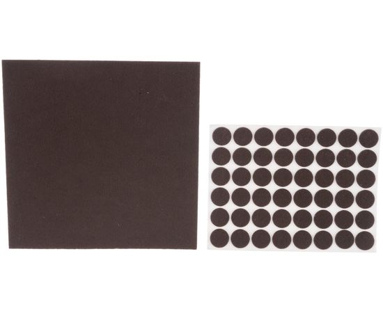 Самоклеящиеся накладки на мебельные ножки, набор "COMFORT" Stayer 175 шт, коричневые 40916-H175 – изображение 2