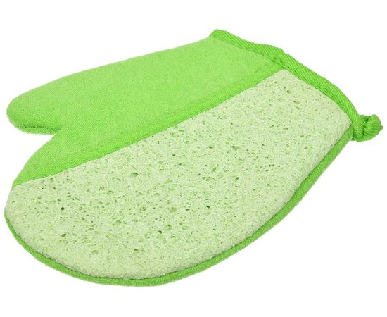 Мочалка из целлюлозы Банные Штучки Варежка, 28х18 см, 4 цвета 40107 – изображение 15