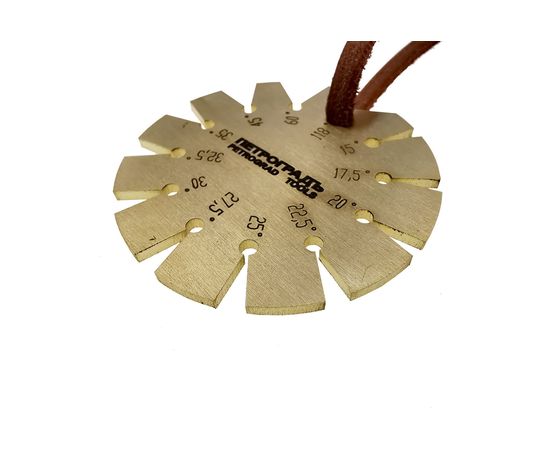 Угломер для проверки заточки инструментов ПЕТРОГРАДЪ круглый М00017823 – изображение 2