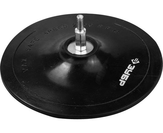 Насадка шлифовальная с прижимной шайбой под шлифовальные круги (125 мм; 8 мм) для дрелей ЗУБР 3574-125 – изображение 2