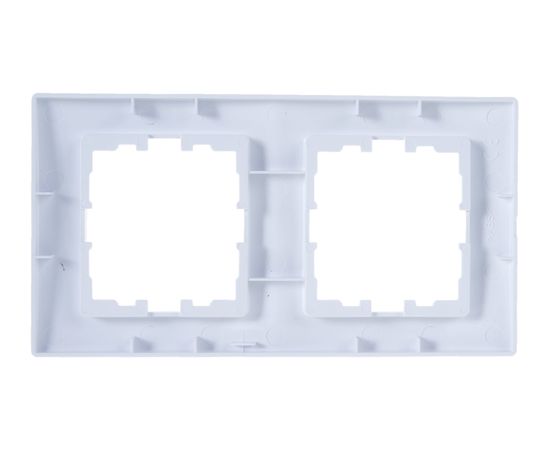 Двухместная вертикальная рамка LEZARD KARINA б/ вст белая 707-0200-152 – изображение 2