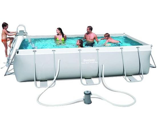 Каркасный прямоугольный бассейн BestWay 404x201x100см 56441 BW – изображение 2