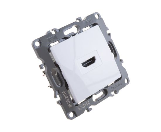 Розетка ЭРА 12-3114-01 HDMI, IP20, 12, белый Б0027481 – изображение 2