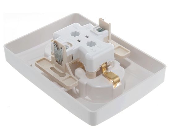 Двойная розетка Schneider Electric BLANCA с заземлением, без шторок, БЕЛЫЙ BLNRS001021 – изображение 2