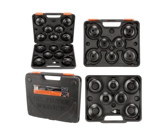 Набор ключей масляного фильтра чашка АвтоDело 15 пр. 40535 16023 – изображение 2