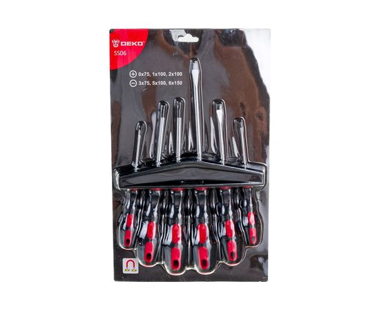 Набор отверток с эргономичными рукоятками DEKO SS06 065-0601 – изображение 2