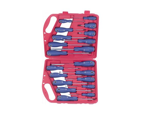 Набор отвёрток в пластиковом кейсе, 20шт МАСТАК 04-20C – изображение 2