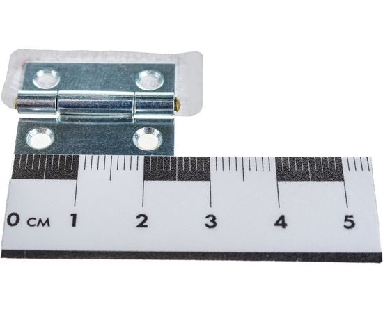 Узкая петля VORMANN 25х20х0,8 мм, оцинк., латунный штифт 00501 025 Z – изображение 2